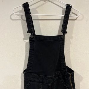 Madewell black overalls